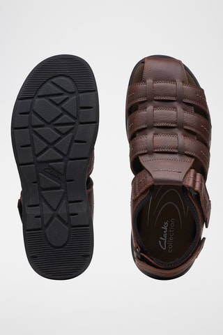 Sandales en cuir Walkford - Marron