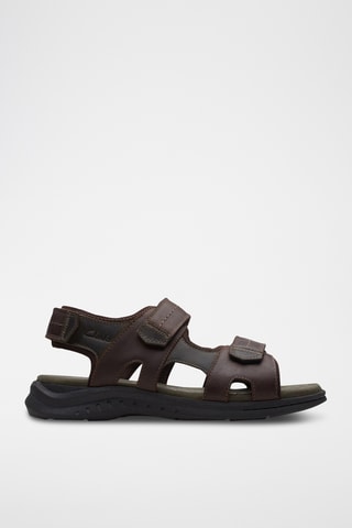 Sandales en cuir Walkford - Marron foncé