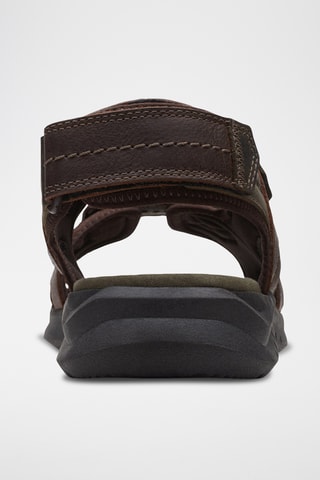 Sandales en cuir Walkford - Marron foncé