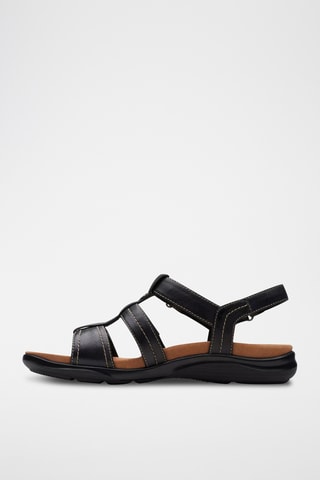 Sandales en cuir Kitly Step - Noir