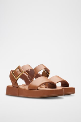 Sandales en cuir Alda - Marron