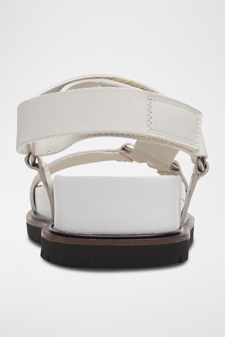 Sandales en cuir Orianna - Blanc