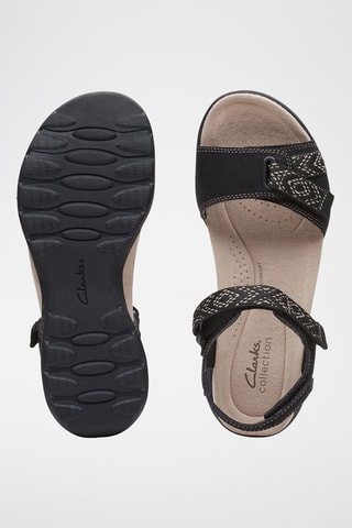 Sandales en nubuck Amanda - Noir