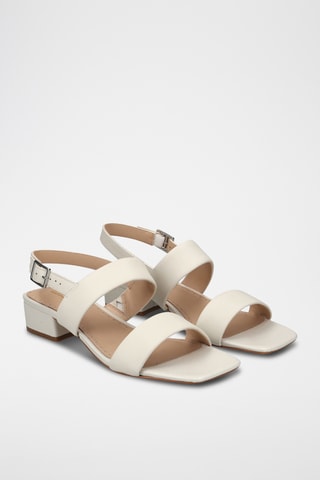 Sandales en cuir Seren25 Strap - Blanc
