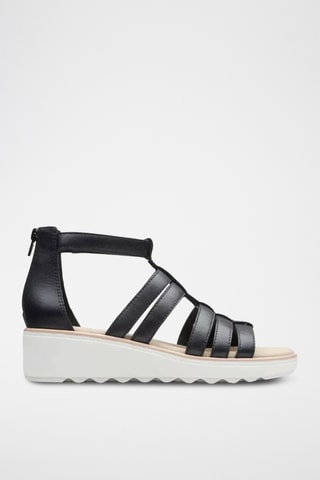 Sandales compensées Jillian - Noir