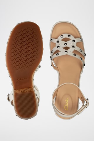 Sandales à talons en cuir Maritsa 70 - Blanc