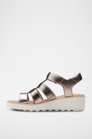 Sandales compensées Jillian - Doré rose