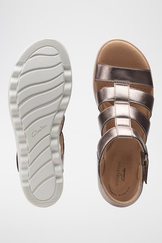 Sandales compensées Jillian - Doré rose