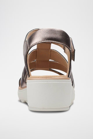 Sandales compensées Jillian - Doré rose