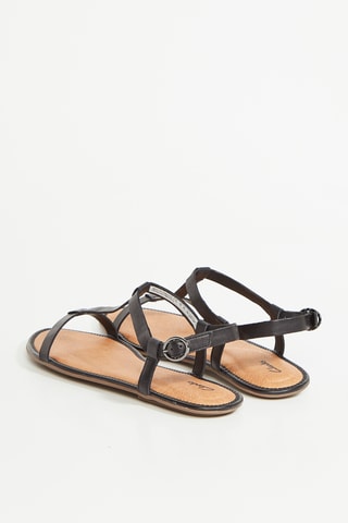 Sandales en cuir Risi Hop - Noir