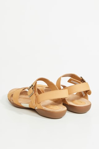 Sandales en cuir Raffi Flower - Beige