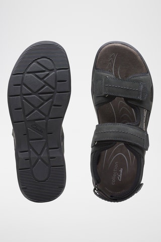 Sandales en nubuck Hapsford - Noir et gris