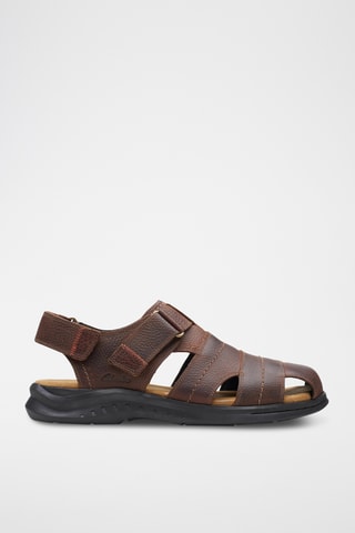 Sandales en cuir Hapsford - Marron