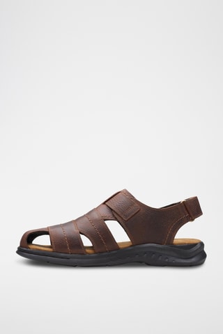 Sandales en cuir Hapsford - Marron