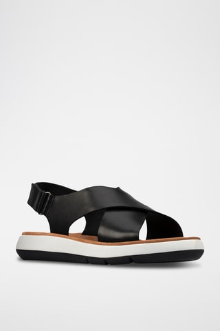 Sandales en cuir Jemsa - Noir