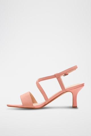Sandales à talons en nubuck Amali - Rose clair