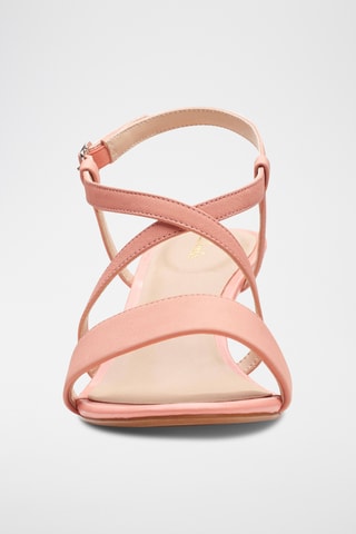 Sandales à talons en nubuck Amali - Rose clair