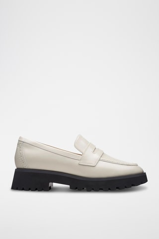 Mocassins en cuir Stayso Edge - Ivoire