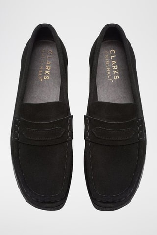 Mocassins en nubuck WallabeeLoafer - Noir