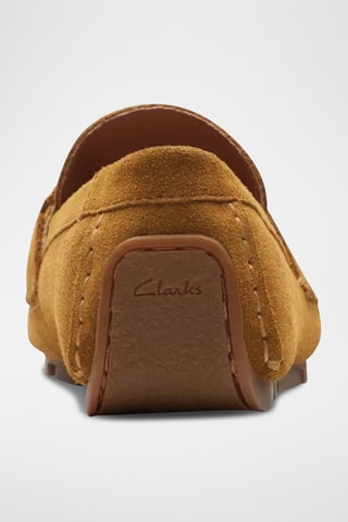 Mocassins en nubuck Oswick - Moutarde