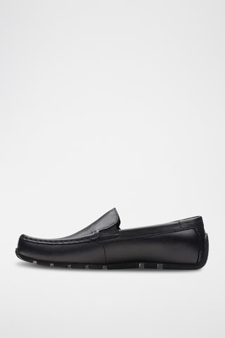 Mocassins en cuir Oswick Plain - Noir