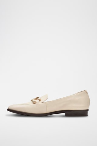 Mocassins en cuir Sarafyna Rae - Ivoire