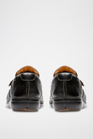 Mocassins en cuir Un Loop - Noir