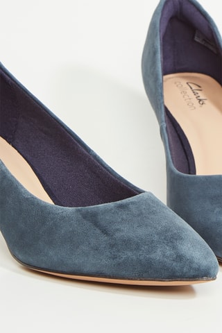 Escarpins en nubuck Shondrah Jade - Bleu marine