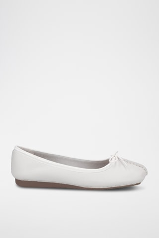 Ballerines en cuir Freckle - Blanc