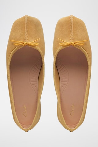 Ballerines en nubuck Freckle - Jaune