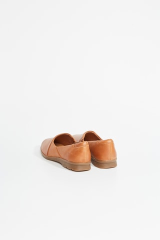Ballerines en cuir Jenette - Marron
