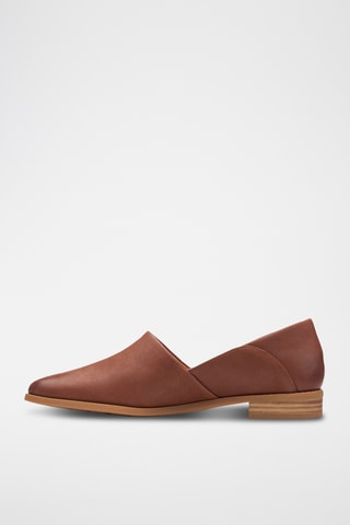 Ballerines en cuir Pure Belle - Marron clair