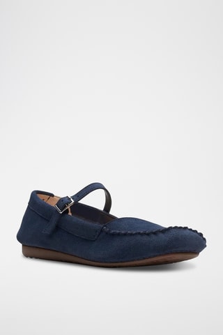 Babies en nubuck Freckle - Bleu marine