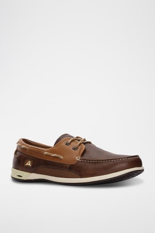 Chaussures bateau en cuir Orson - Marron