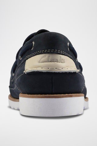 Chaussures bateau en nubuck Durleigh - Bleu marine