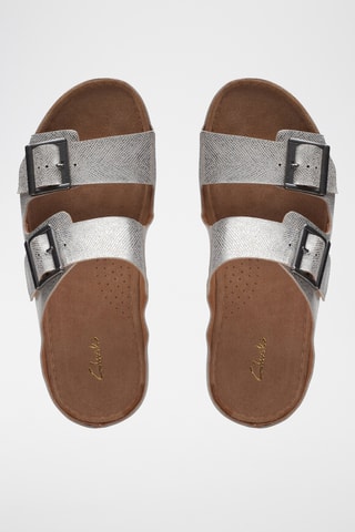 Mules en cuir Brookleigh - Argenté