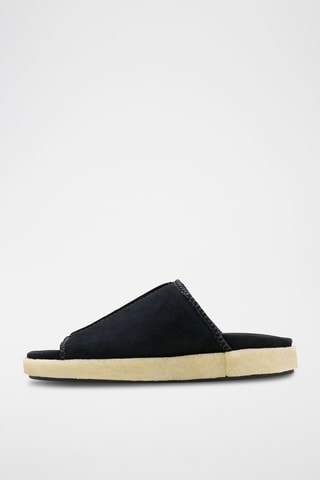 Mules en nubuck OverleighSlide - Noir