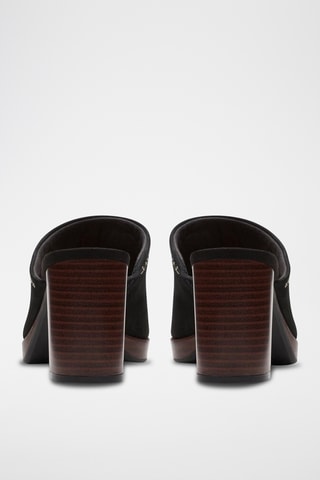 Mules à talons en nubuck AmbyrLyn - Noir