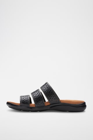 Mules en cuir Kitly Walk - Noir