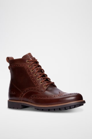 Boots en cuir Westcombe Limit - Marron foncé