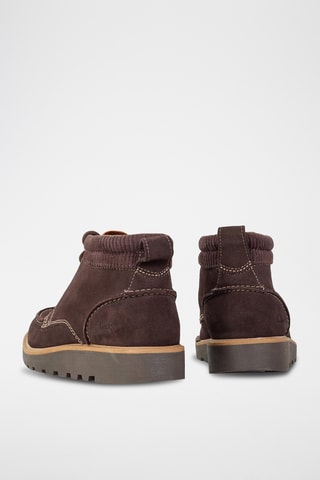 Boots en nubuck Barnes - Marron foncé