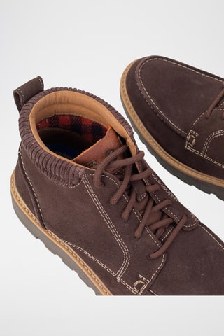 Boots en nubuck Barnes - Marron foncé