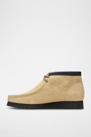 Boots en nubuck Wallabee - Beige et noir