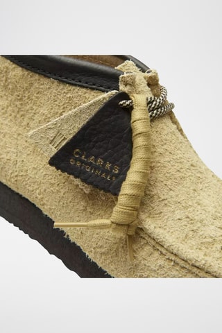 Boots en nubuck Wallabee - Beige et noir