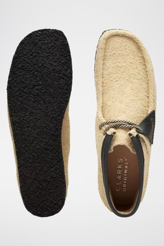 Boots en nubuck Wallabee - Beige et noir