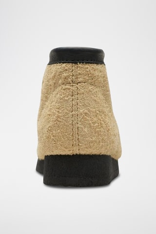 Boots en nubuck Wallabee - Beige et noir