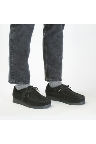 Boots en nubuck Wallabee Evo - Noir