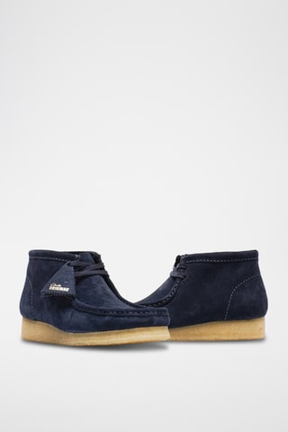 Boots en nubuck Wallabee - Bleu marine