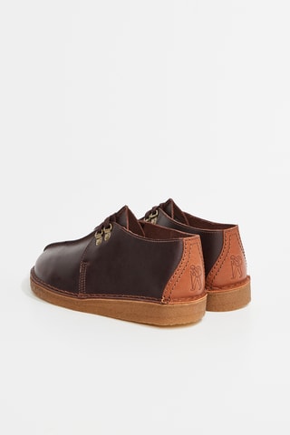 Leren Boots Desert Trek - Bordeauxrood