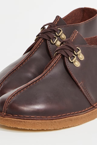 Leren Boots Desert Trek - Bordeauxrood